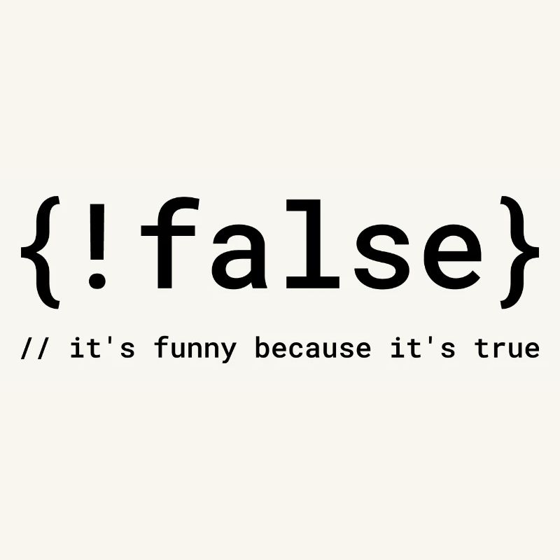 Code Humor Tee : La Blague Logique