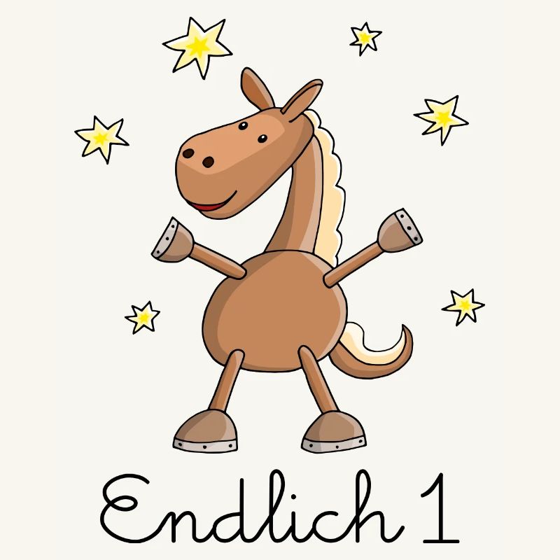 Pferd "Endlich 1." Erster Geburtstag