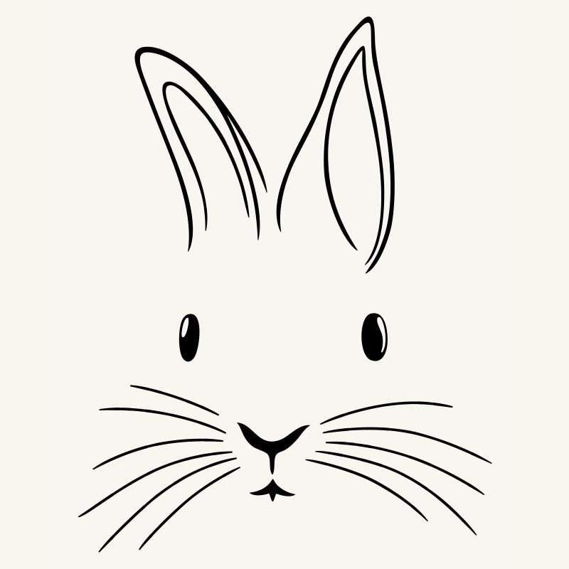Minimalist Easter Easter Floppy Ear