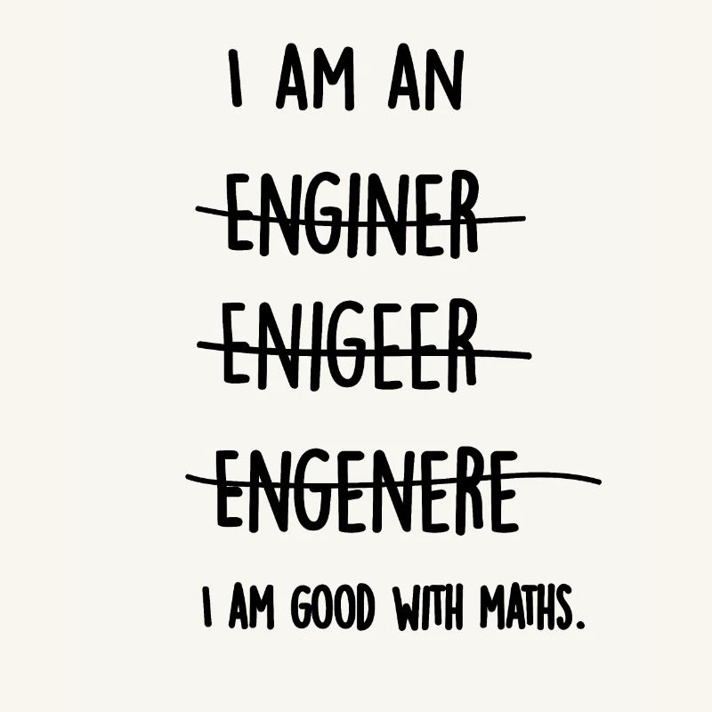 Funny engineer student math physics gift