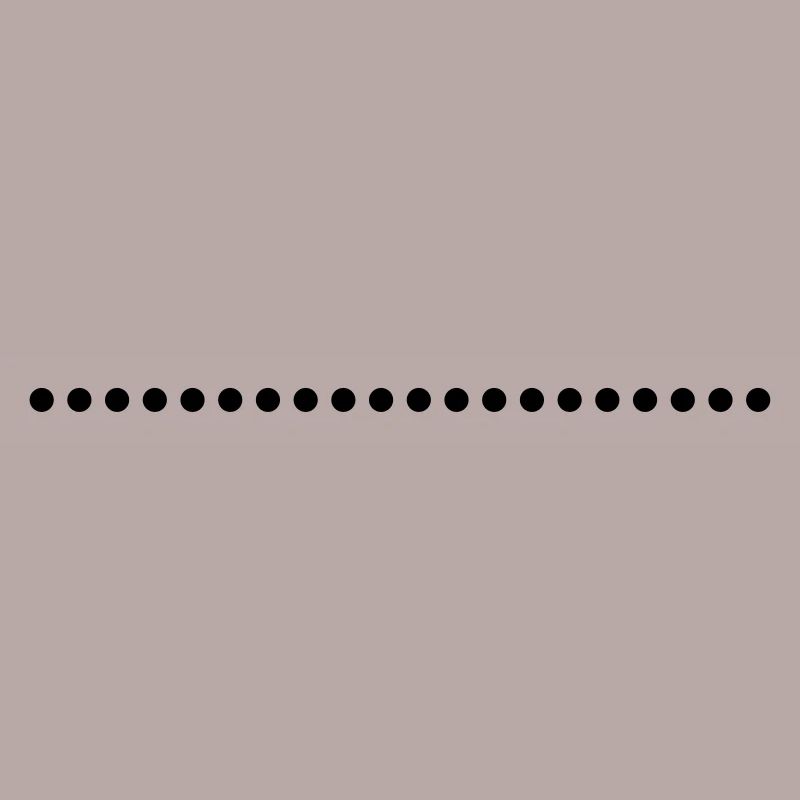 Line underscore points dotted