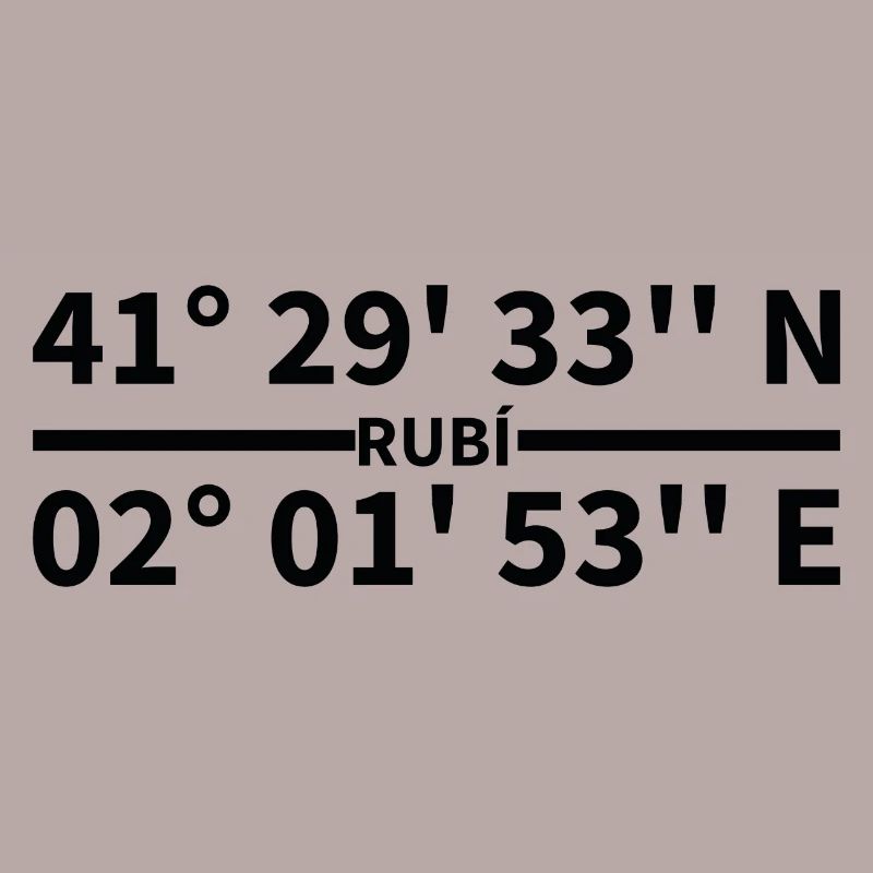 Rubí coordinates