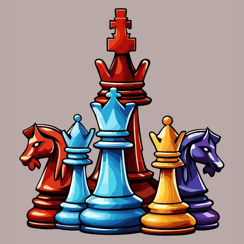 Chess / Pieces / Strategy / Brain Teaser / Nerd