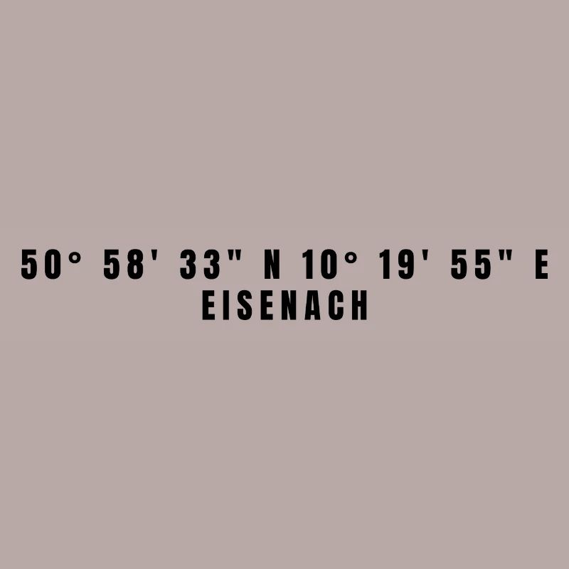Eisenach, Thuringia Coordinates