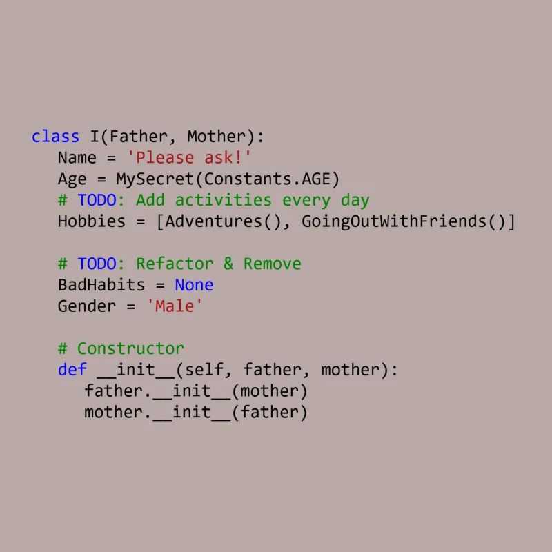 Je suis un cours de python