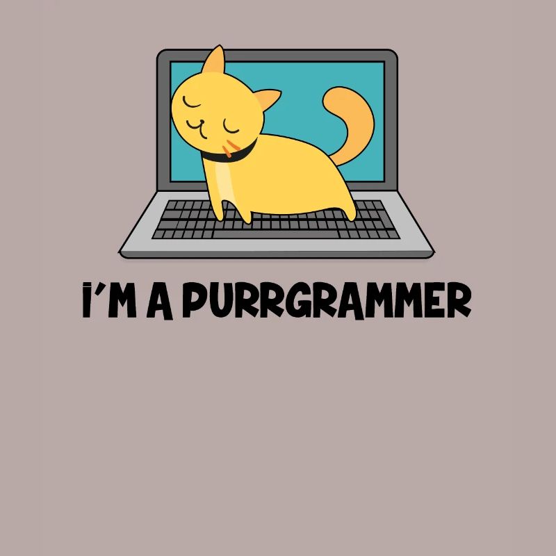 Katze Programmierer Fell Computer Nerd Geschenk