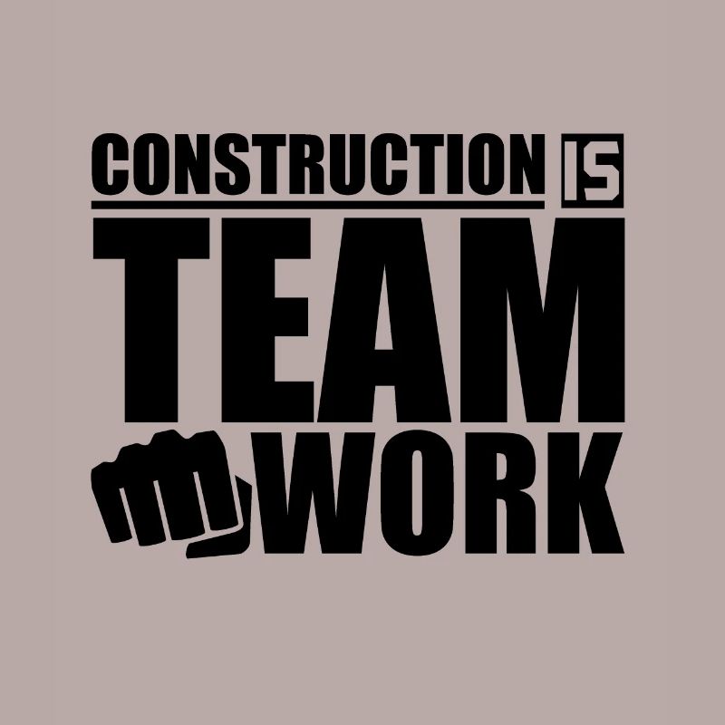 Excavator Construction worker Construction site Construction worker Construction