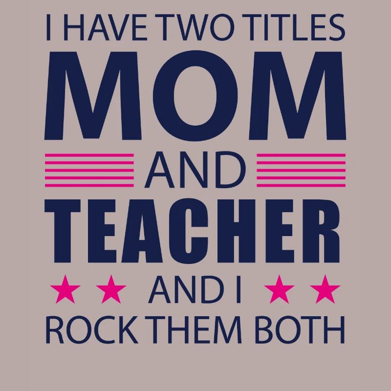 Lehrerin Mama Geschenk Mutter Lehrerin Spruch