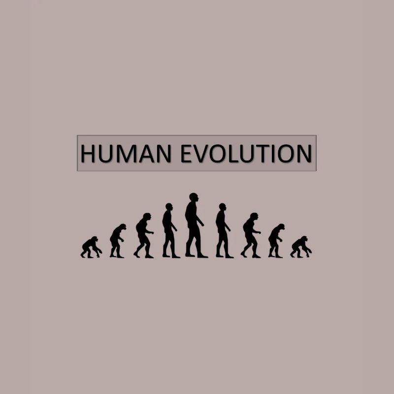 Human Evolution Lustiges Design