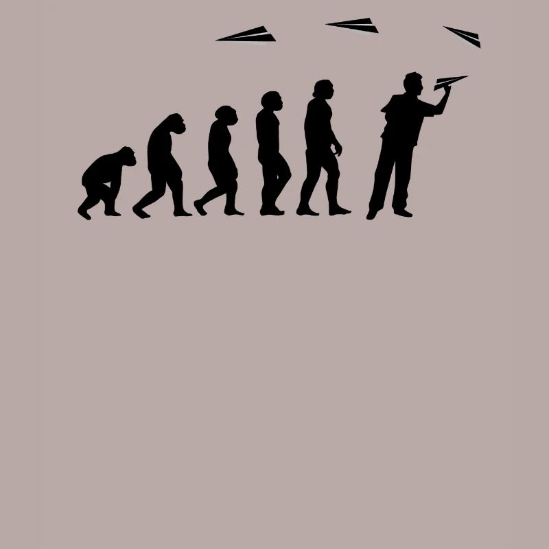 Paper Airplane Pilot Math Teacher Evolution