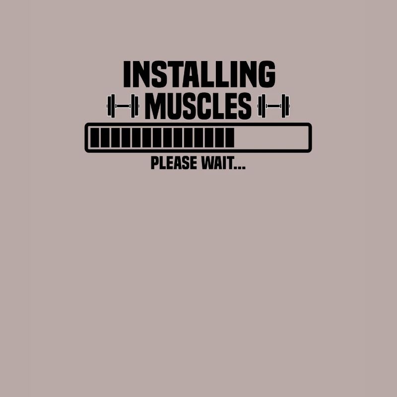 Installing muscles – please wait – bitte warten