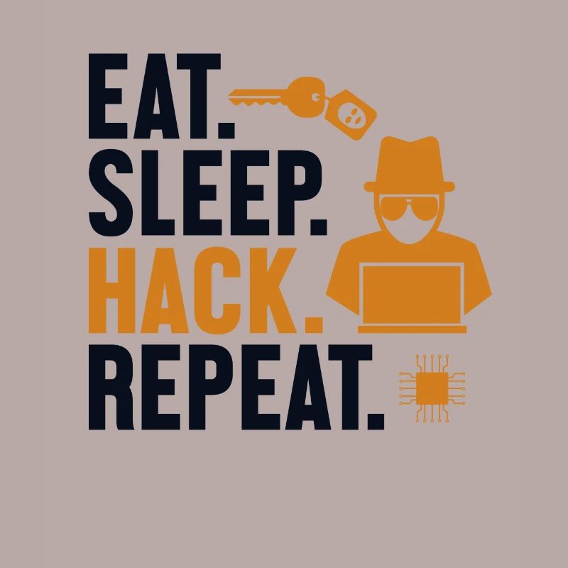 Eat Sleep Hack Repeat Social Engineering Phishing