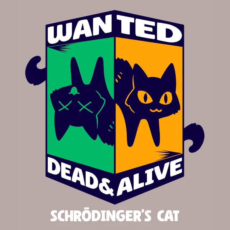 Physique Quantum Nerd Dead Alive Le chat de Schrödinger