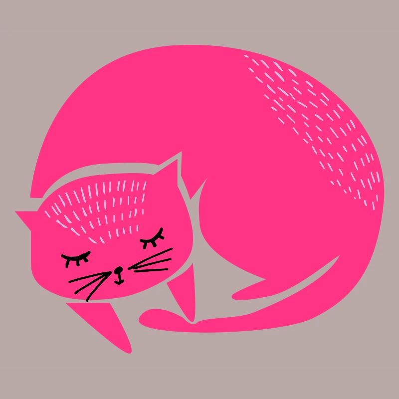 sweet sleeping cat