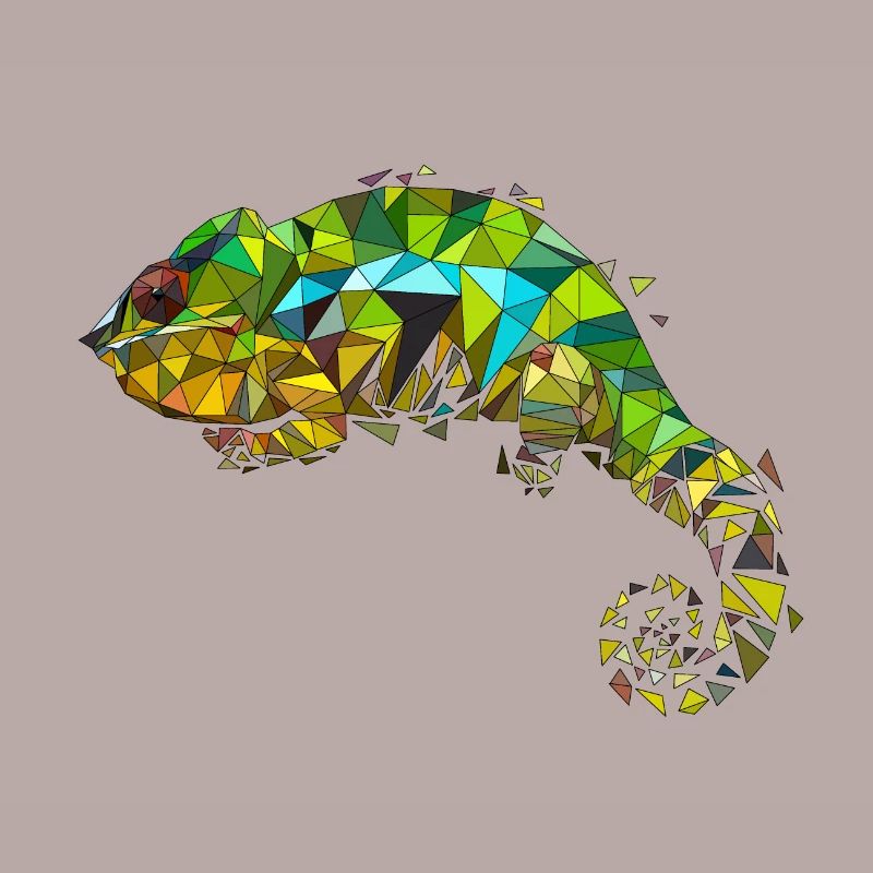 Chameleon | Low Poly