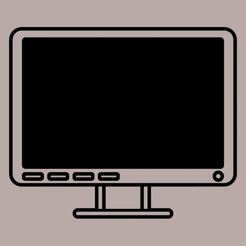Screen Display Computer Icon