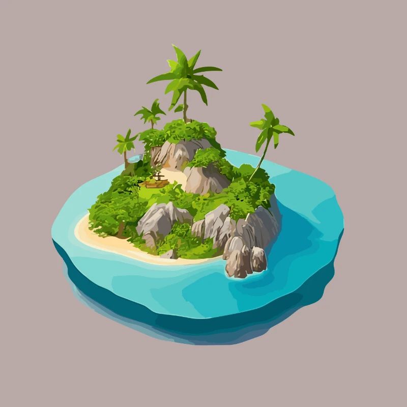 Island vectorized