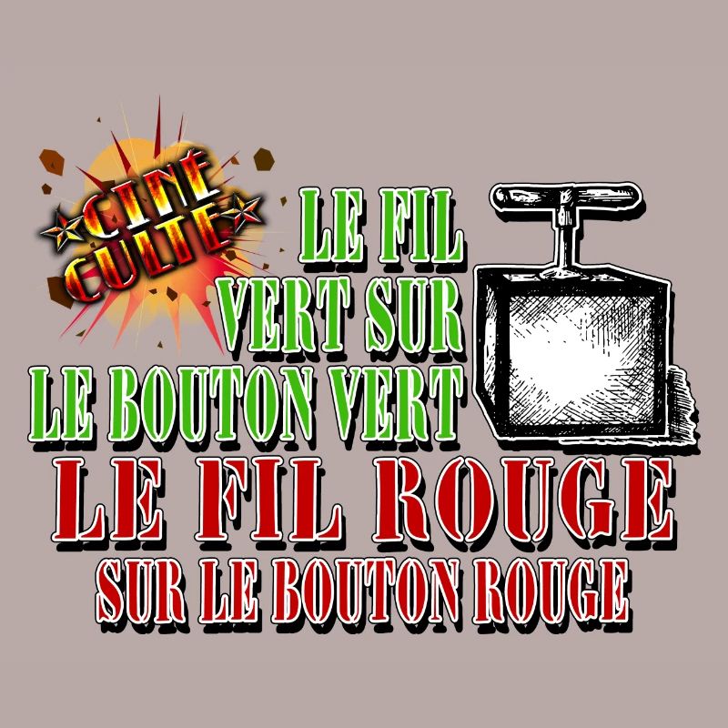 le fil vert sur le bouton vert