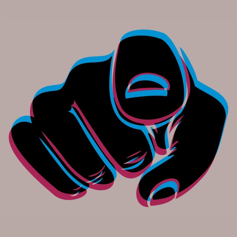 3D effect hand