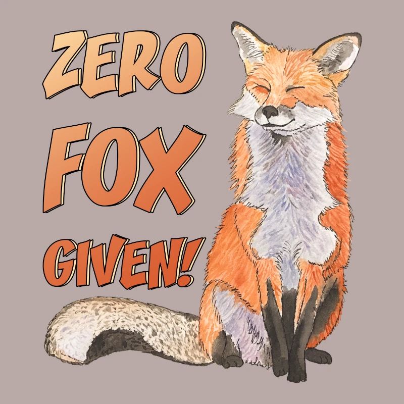 Zero Fox given No Fox given niedliche Fuchs