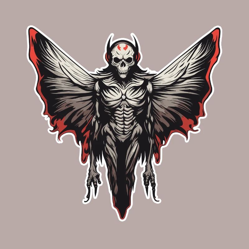 Mothman / Moth / Insect / Mythical Creature / Flutter