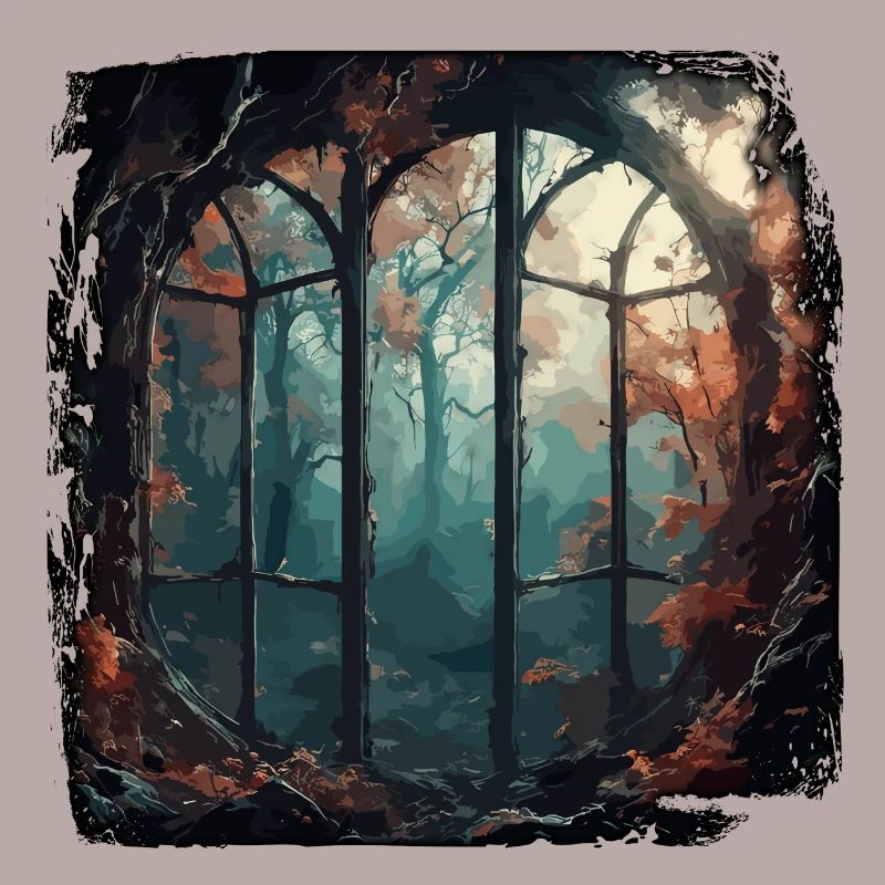Window in the Forest / Trees / View / Wilderness