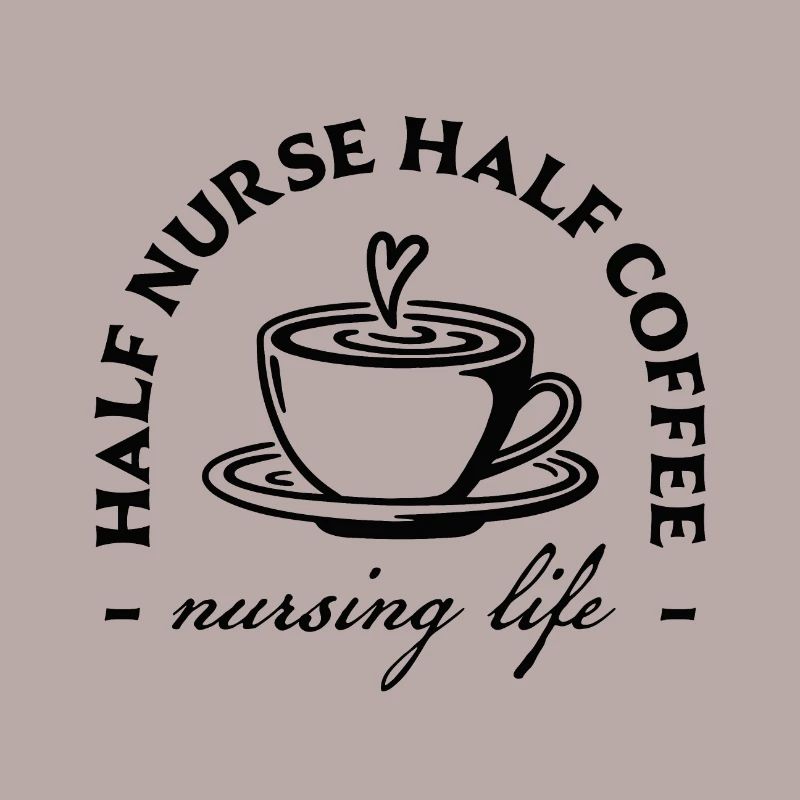 Half nurse half coffee humour infirmière café