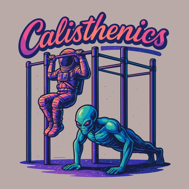 Calisthenics Astronaut Alien Pull-ups Gift