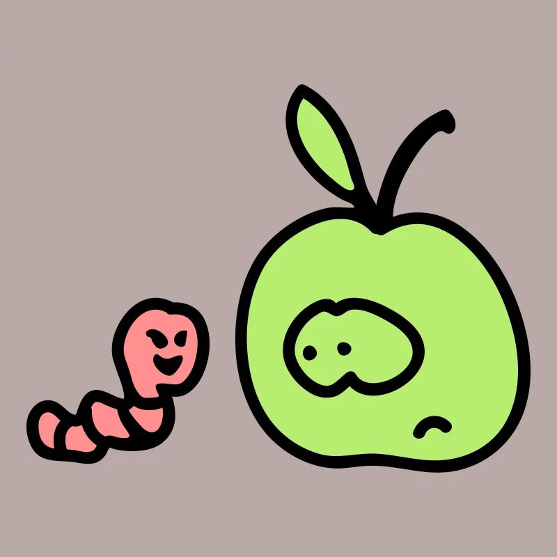 Pomme + Worm 3