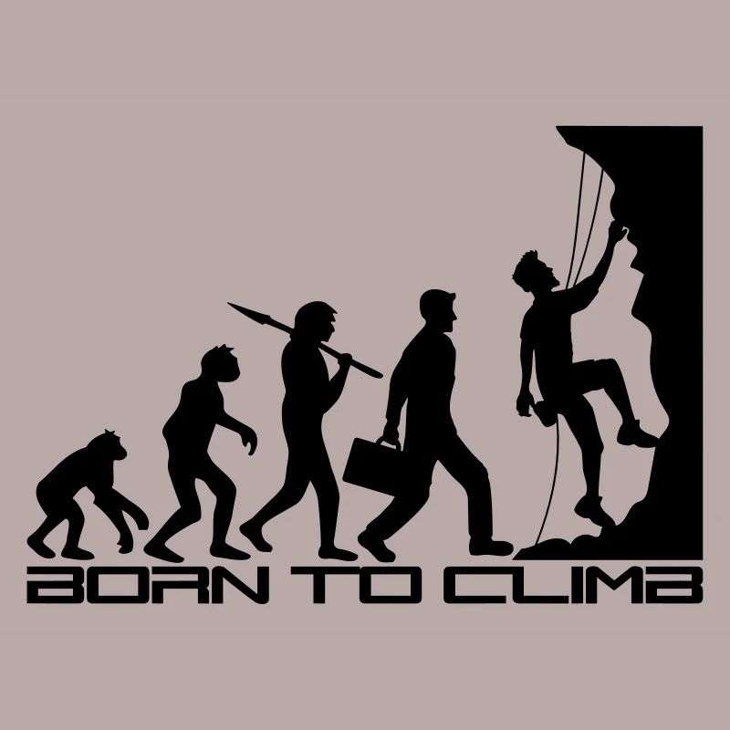 né pour gravir l'évolution évolution née raide