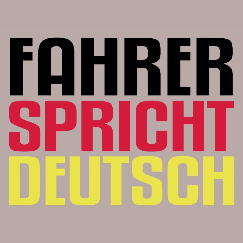 fahrer spricht deustch