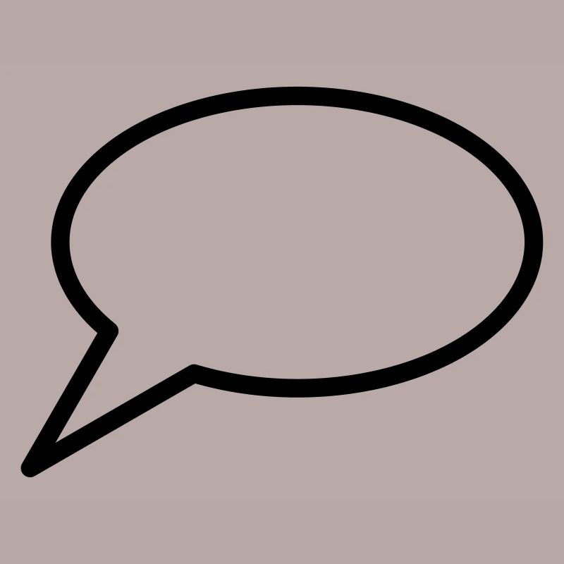 Speech bubble icon to personalize