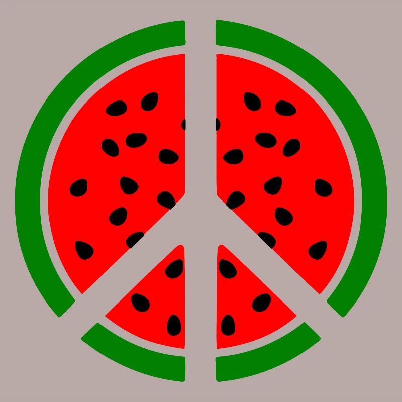 Symbole de paix pastèque