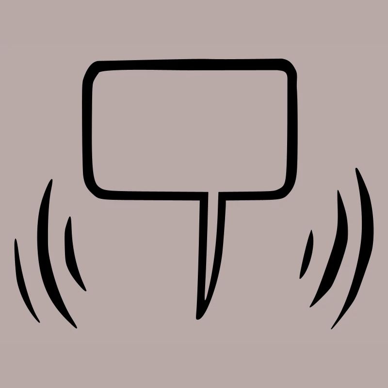 Speech bubble empty