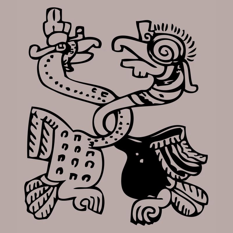 Mayan Bird Symbols - Mayan script - Mayan glyphs
