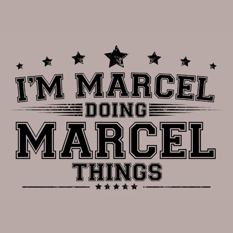 Ich bin Marcel, der Marcel Dinge macht