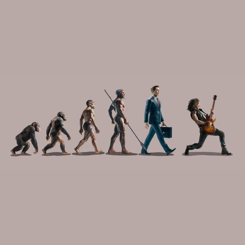 Evolution Guitar Player