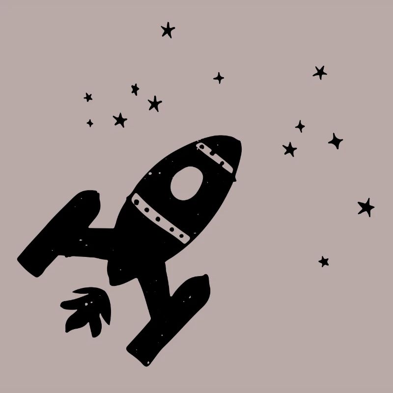 Fusée étoiles espace