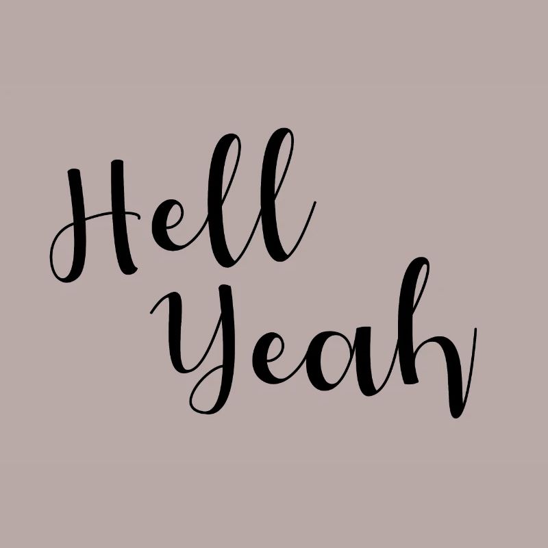 Hell Yeah Lettering