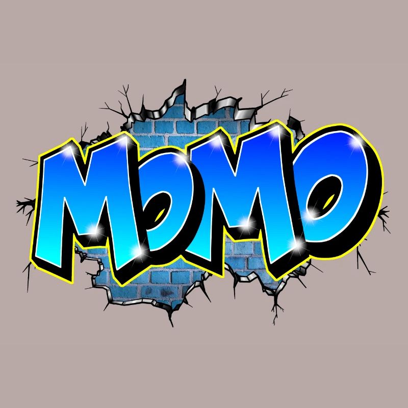 Graffiti First Name MOMO