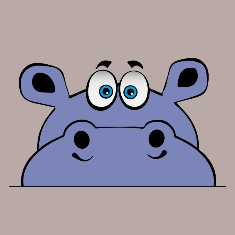 nilpferd hippo junge sohn geschenk tier