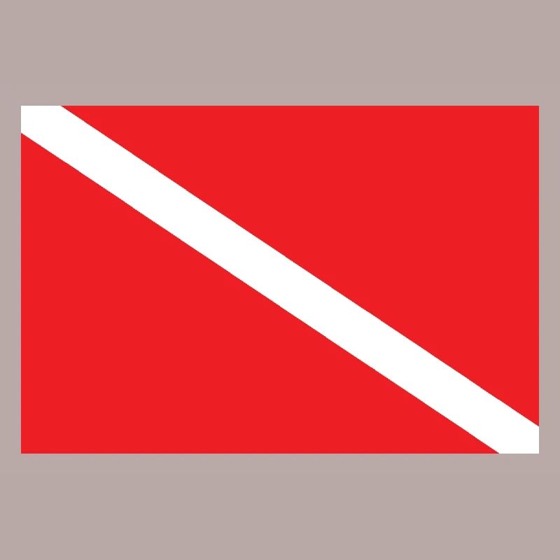 PLONGEUR PLONGEUR VERS LE BAS DRAPEAU