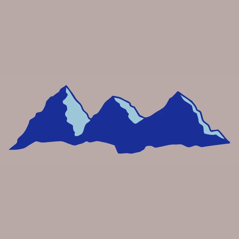 mountain highlander drawing vector