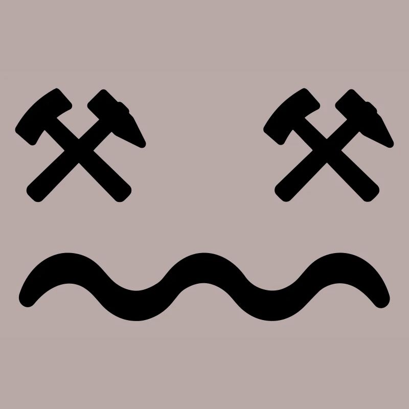 Visage : Batte & Fer (couleur de conception modifiable)