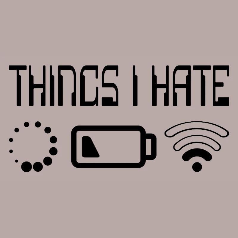 Things I Hate Programmer Outfit Gamer Fun Gift