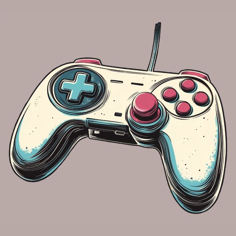 Gamepad, Gamepad, Controller Logo and Joystick