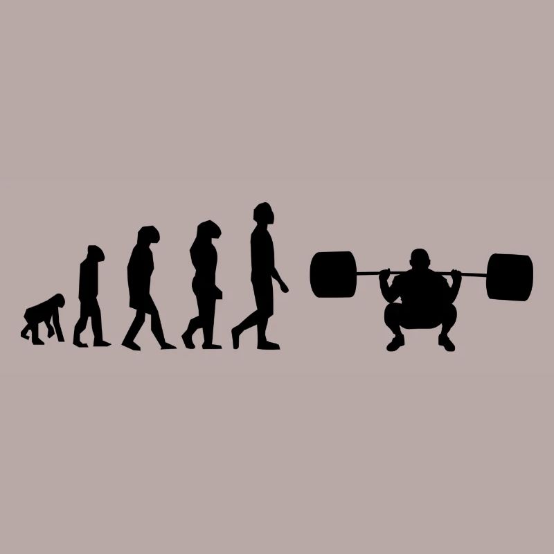 Evolution des Gewichthebens