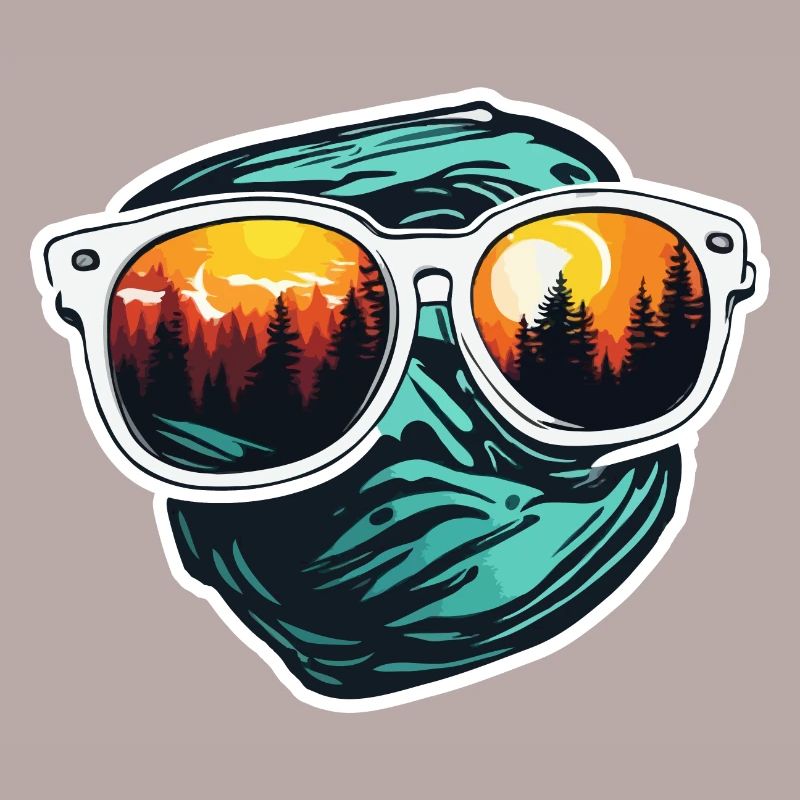 Lunettes de soleil / Reflection / Forest / Reflection