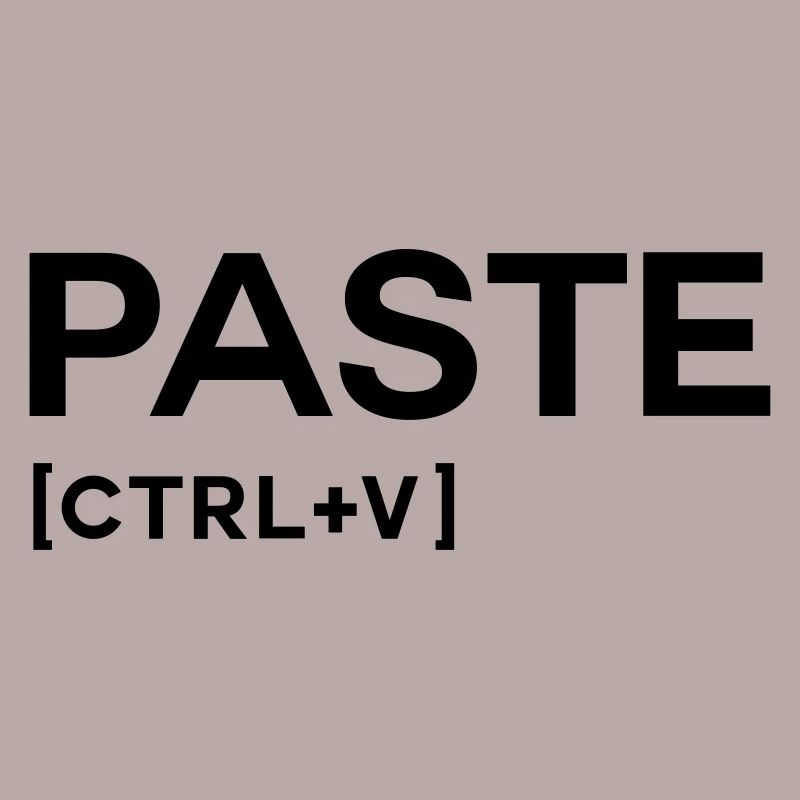 PASTE CTRL BLACK