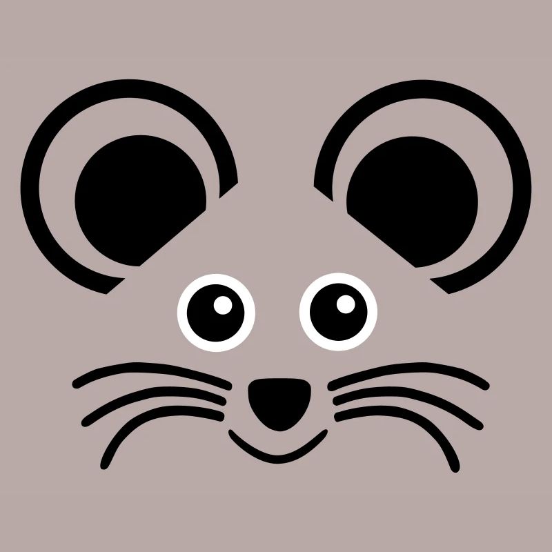 ★ Couleurs de conception modifiables ★ Visage d'une souris